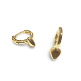 Gold Filled Heart Huggies